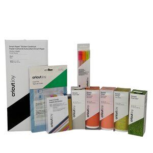 Cricut Joy Vinyl Lot Mat Pens Cards Iron On Removable Permanent Glitter Gift Set